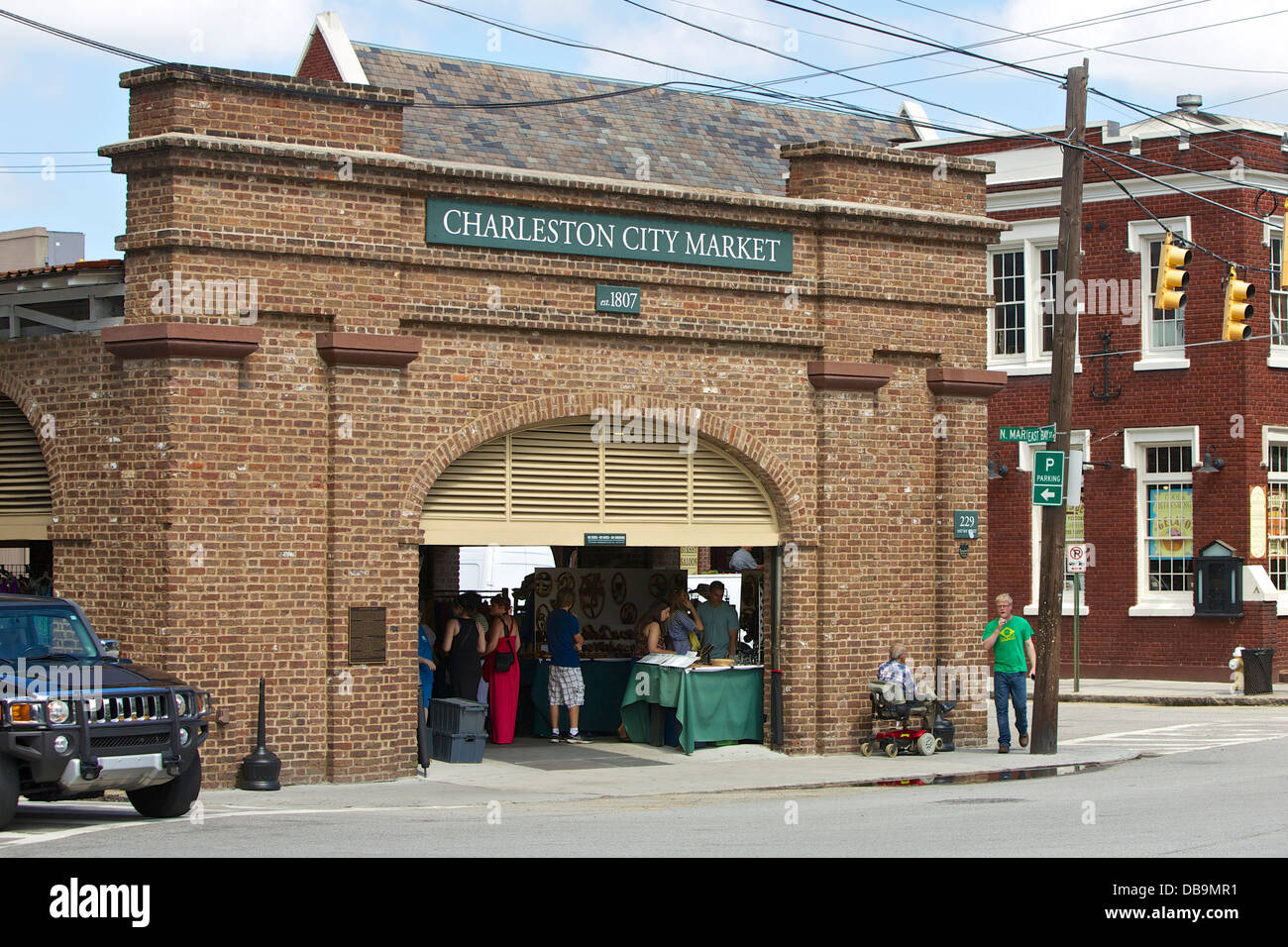 Charleston City Market, Charleston, South Carolina Stock Photo Alamy