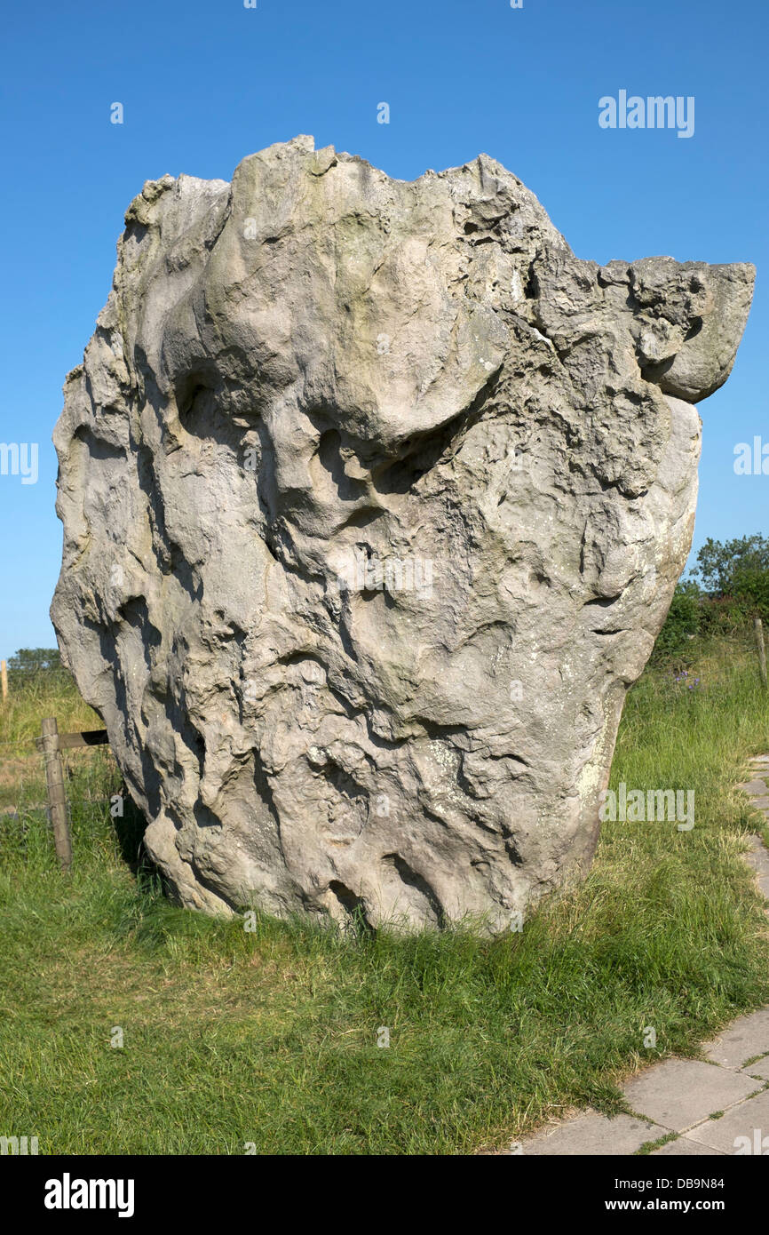 The Swindon Stone at Avebury Stone Circle Stock Photo Alamy