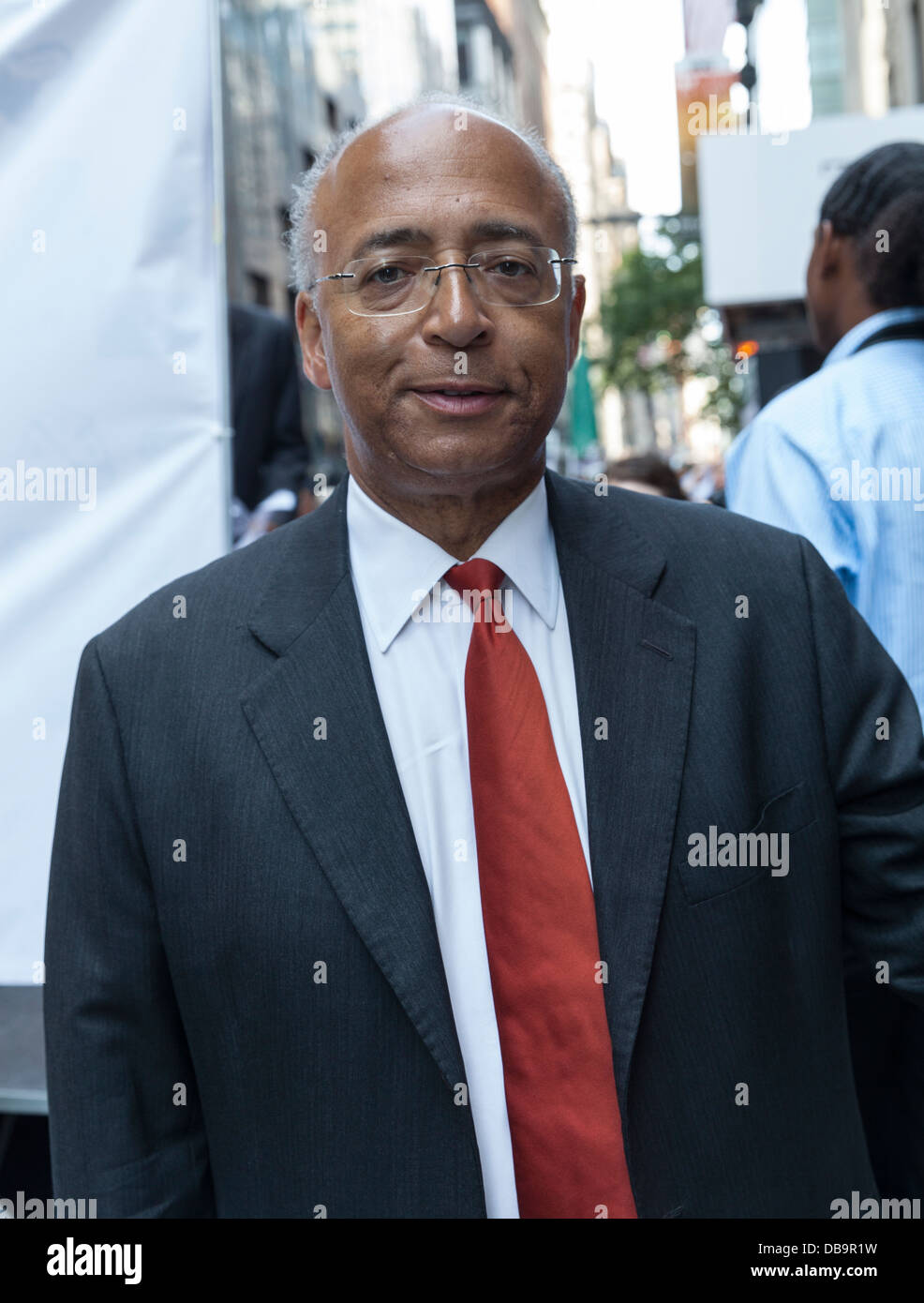 Bill Thompson candidate for mayor of New York City Stock Photo Alamy