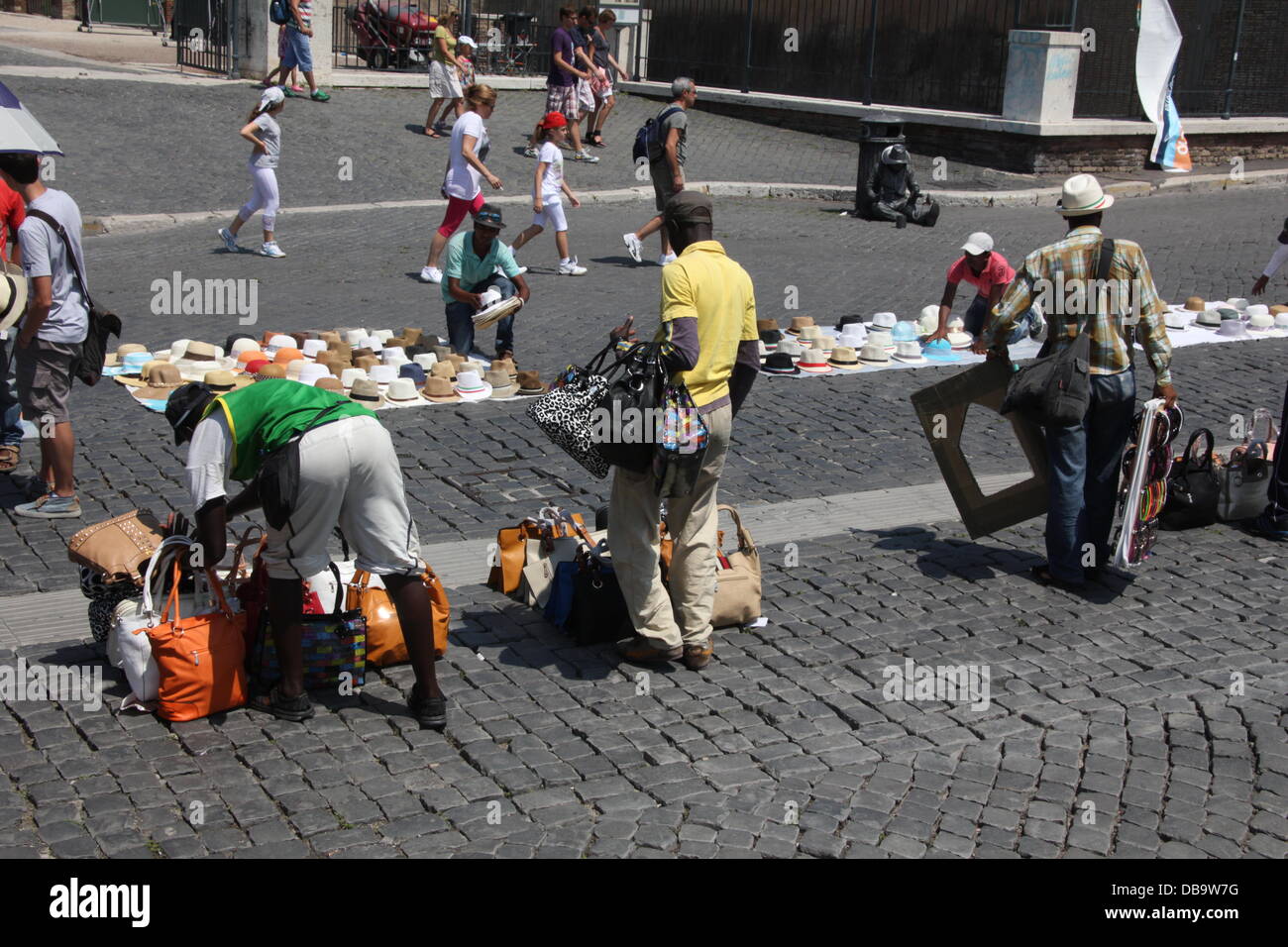 Rome, Italy. 26th July 2013. The Civil Protection Authority issue a