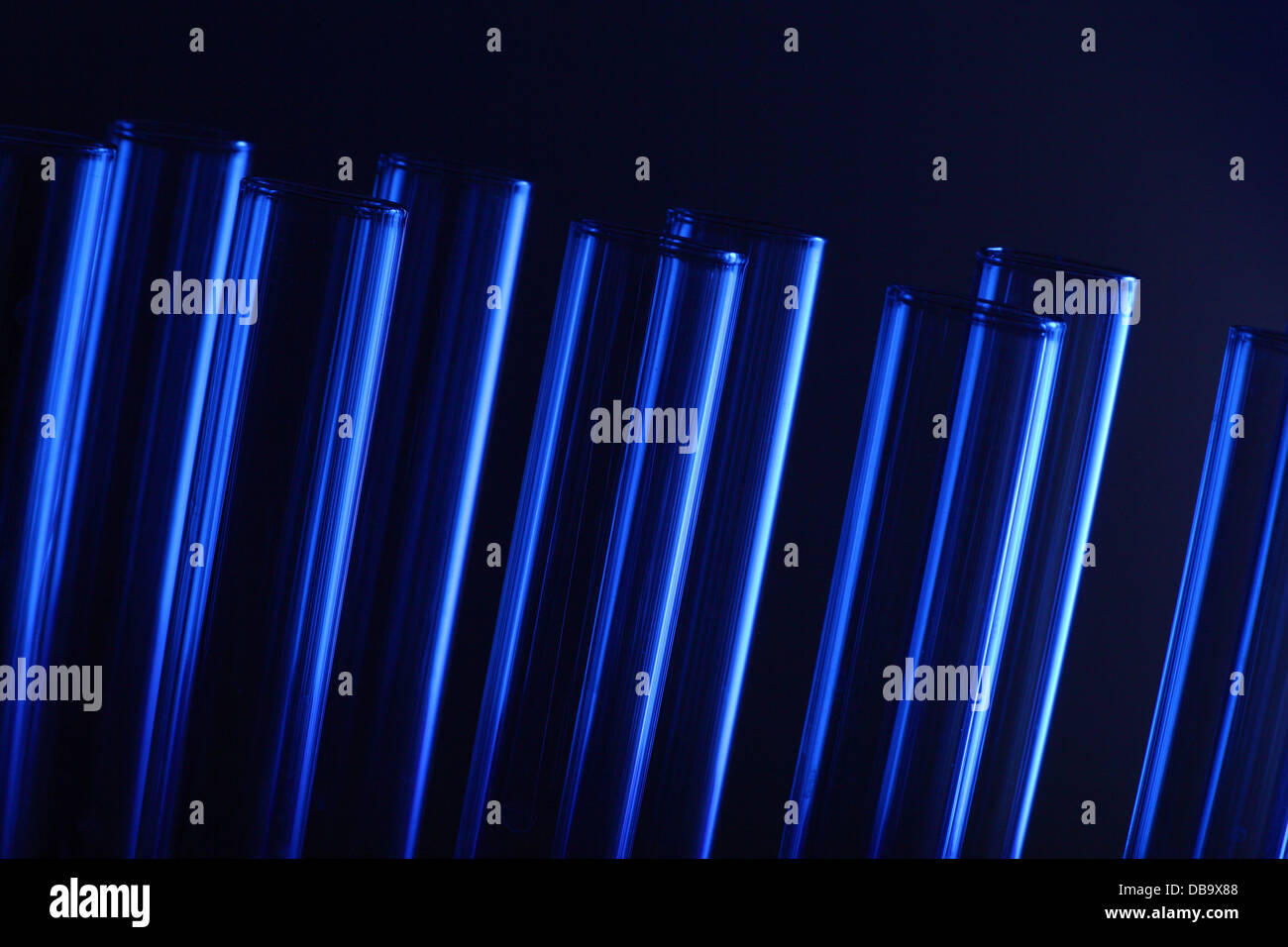 Glass chemistry tubes Stock Photo Alamy