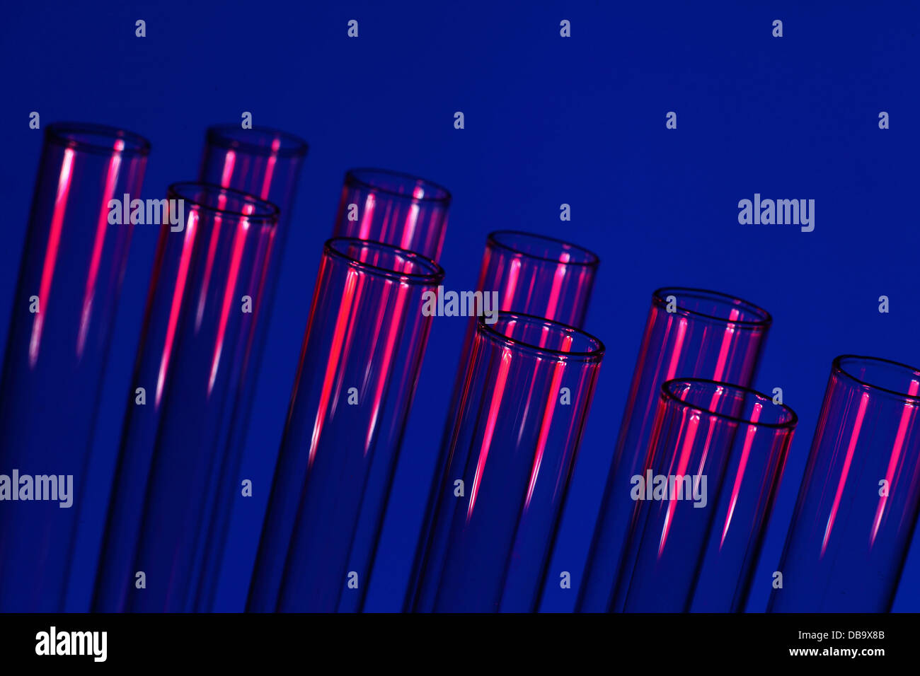 Glass chemistry tubes Stock Photo Alamy