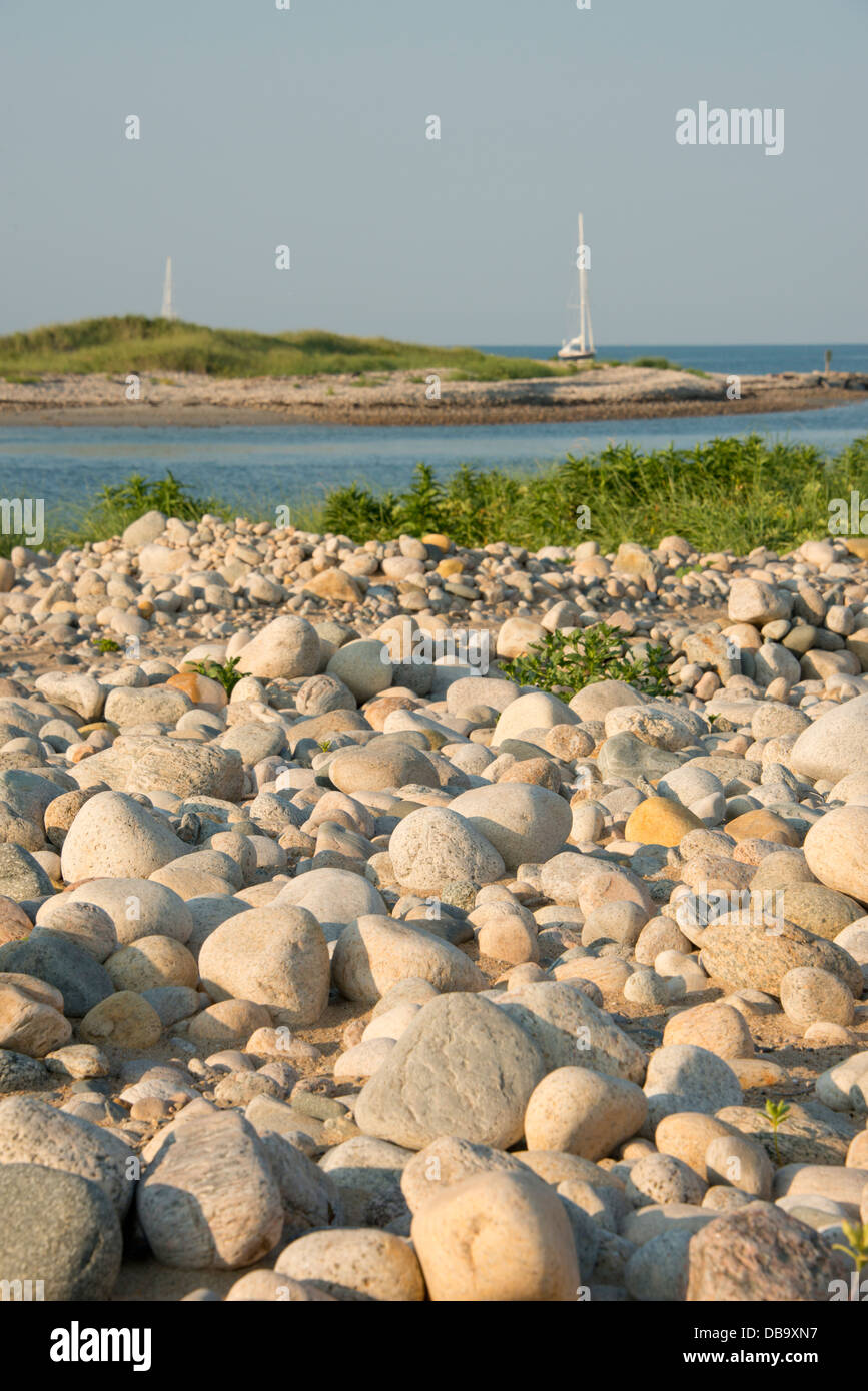 Massachusetts elizabeth islands cuttyhunk island hi-res stock 