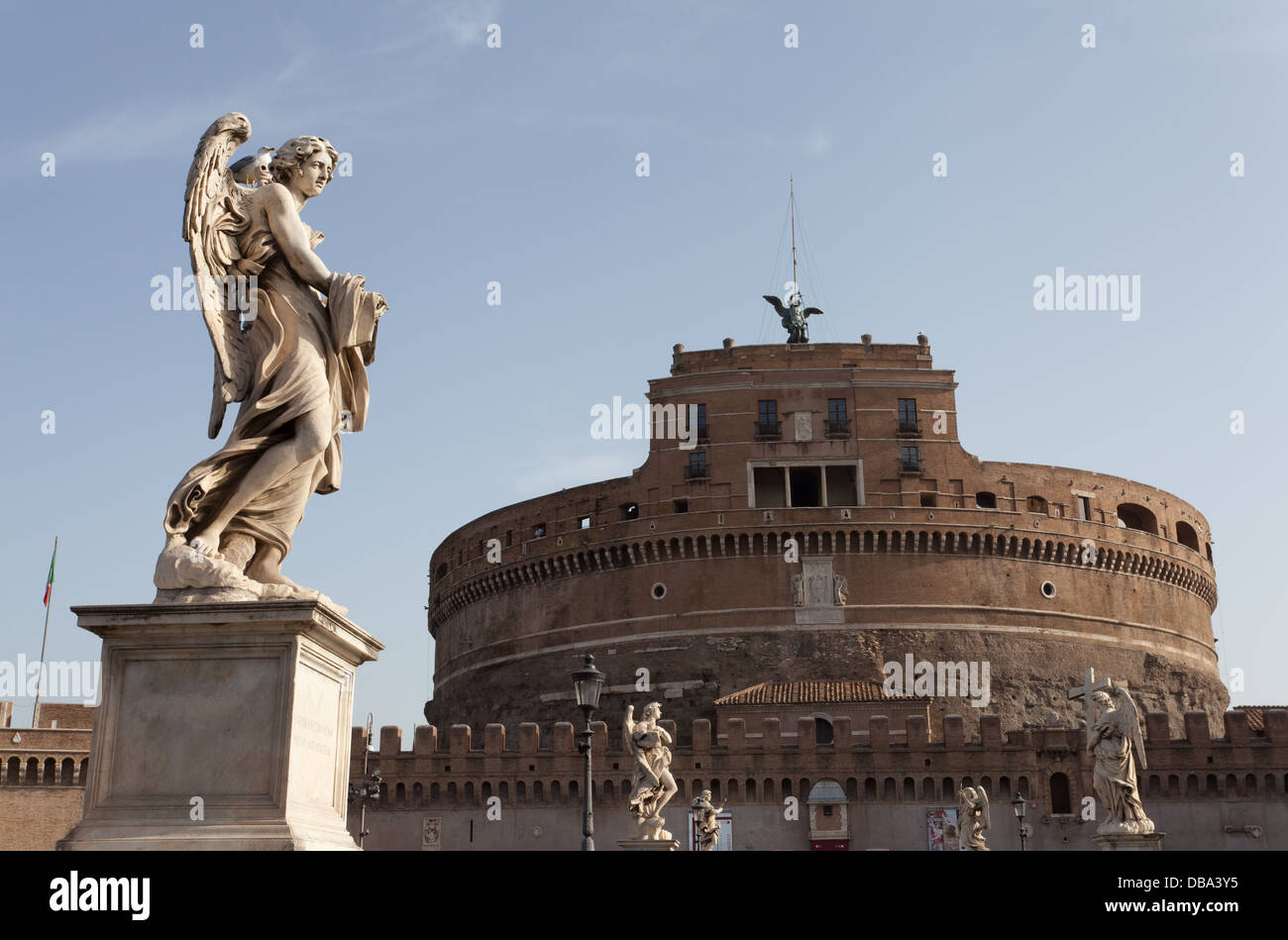 Castle of the Holy Angel, Rome, Italy. Stock Photo