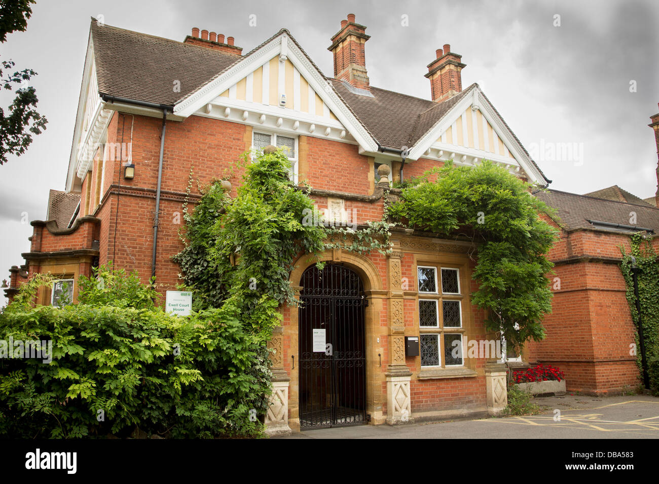 Ewell court house at Epsom Surrey Stock Photo Alamy