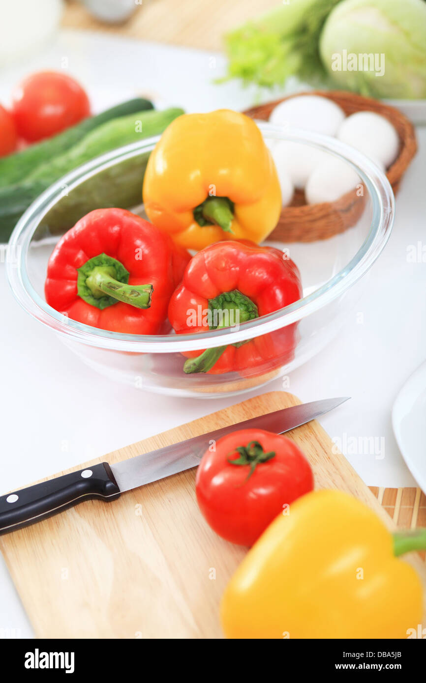 Fresh healthy food Stock Photo - Alamy