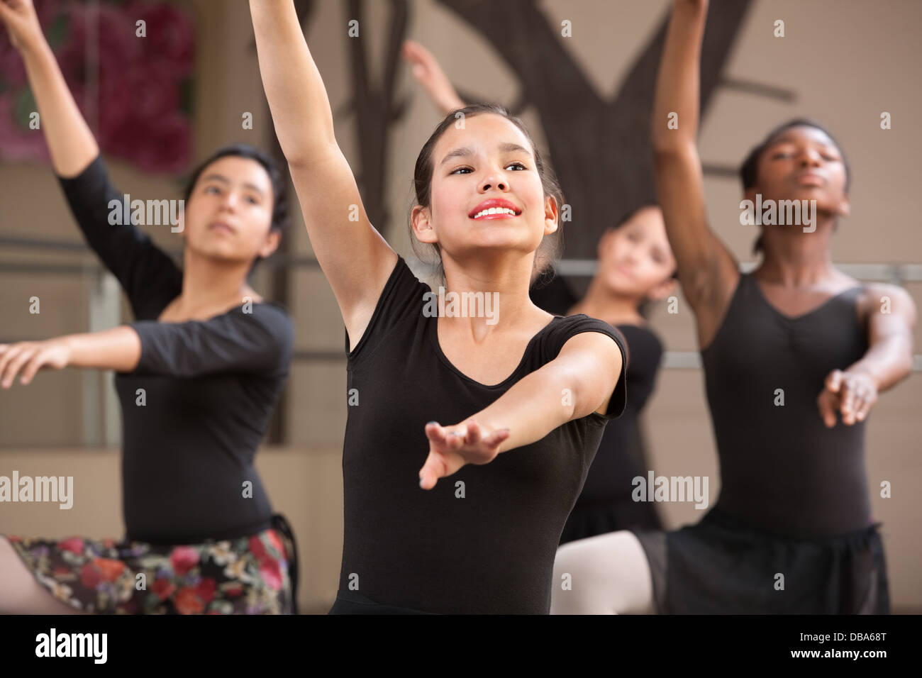Four Dancers Rehearsing Stock Photo Alamy Four Dancers Rehearsing Stock Photo Alamy