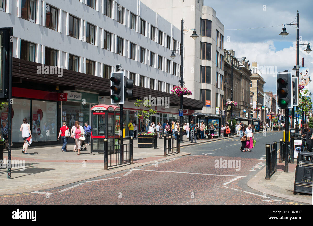 Fawcett Street Sunderland City Centre North East England UK Stock Photo Fawcett Street Sunderland City Centre North East England UK Stock Photo