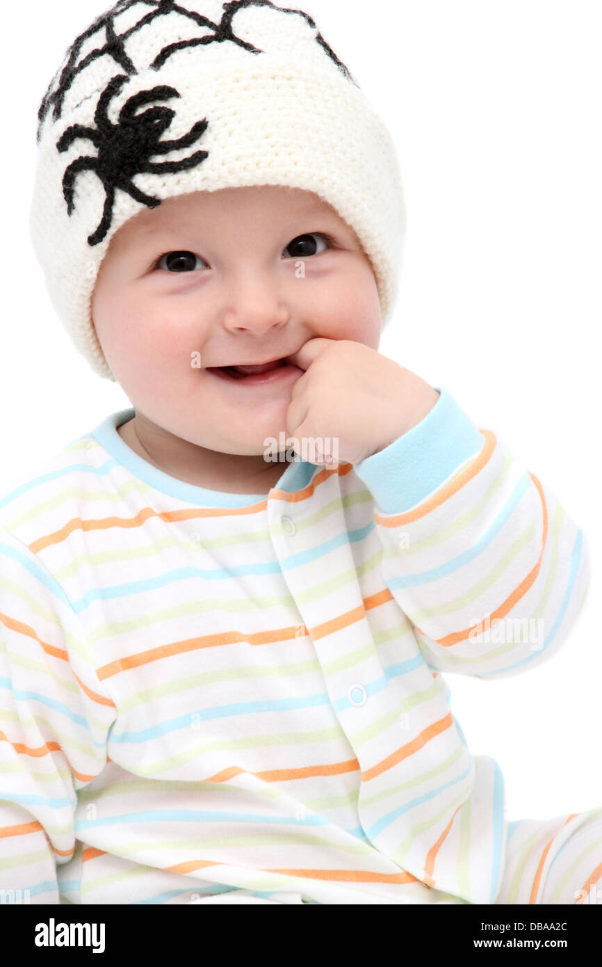 portrait of a beautiful happy baby Stock Photo