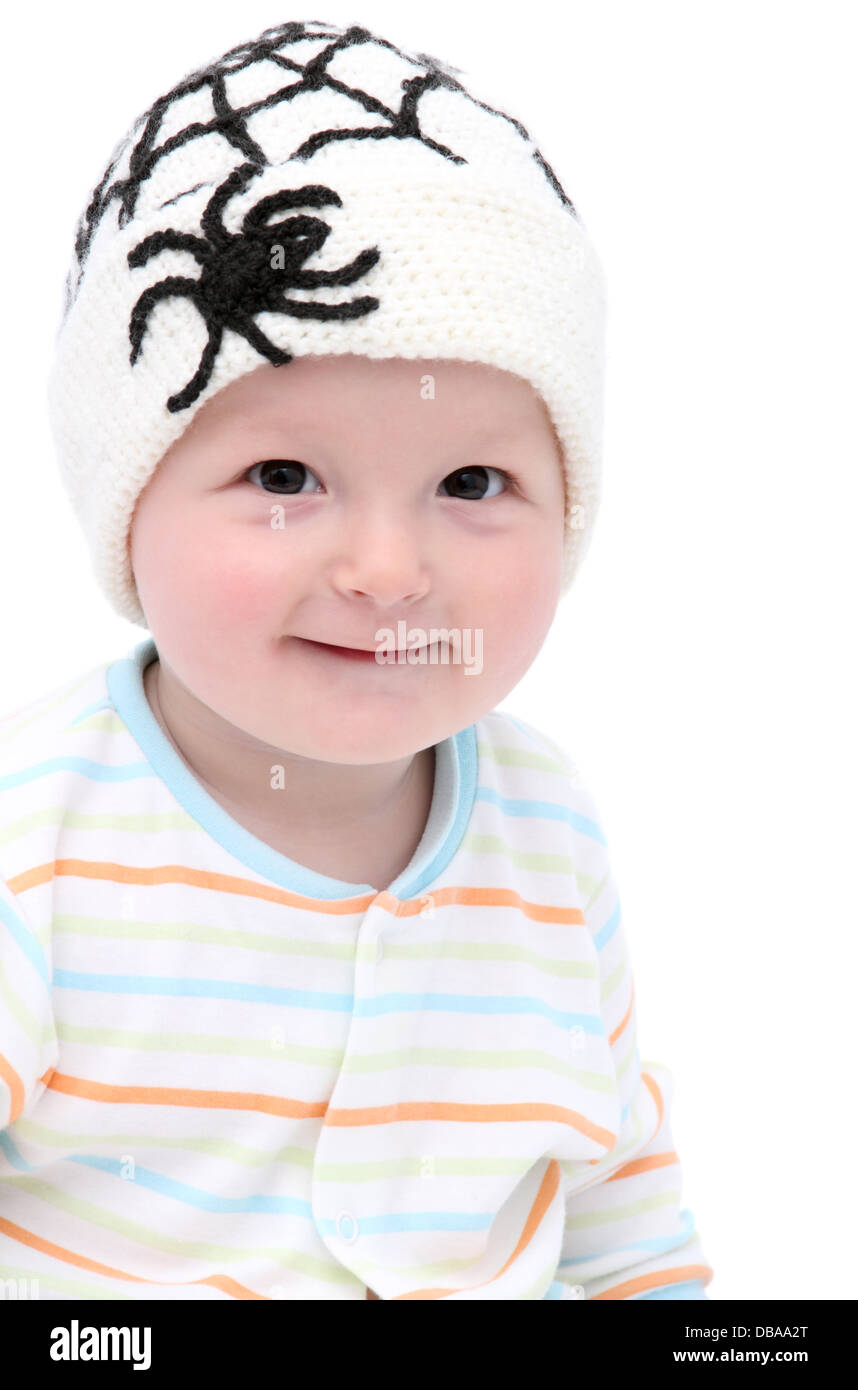 portrait of a beautiful happy baby Stock Photo