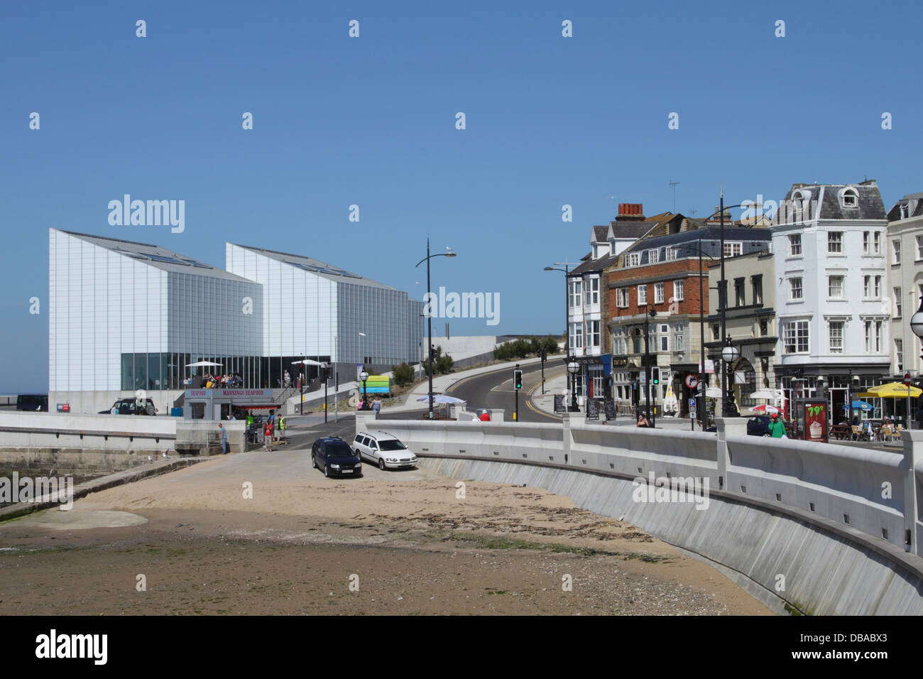 Turner contemporary art gallery at seafront Margate Kent Stock Photo