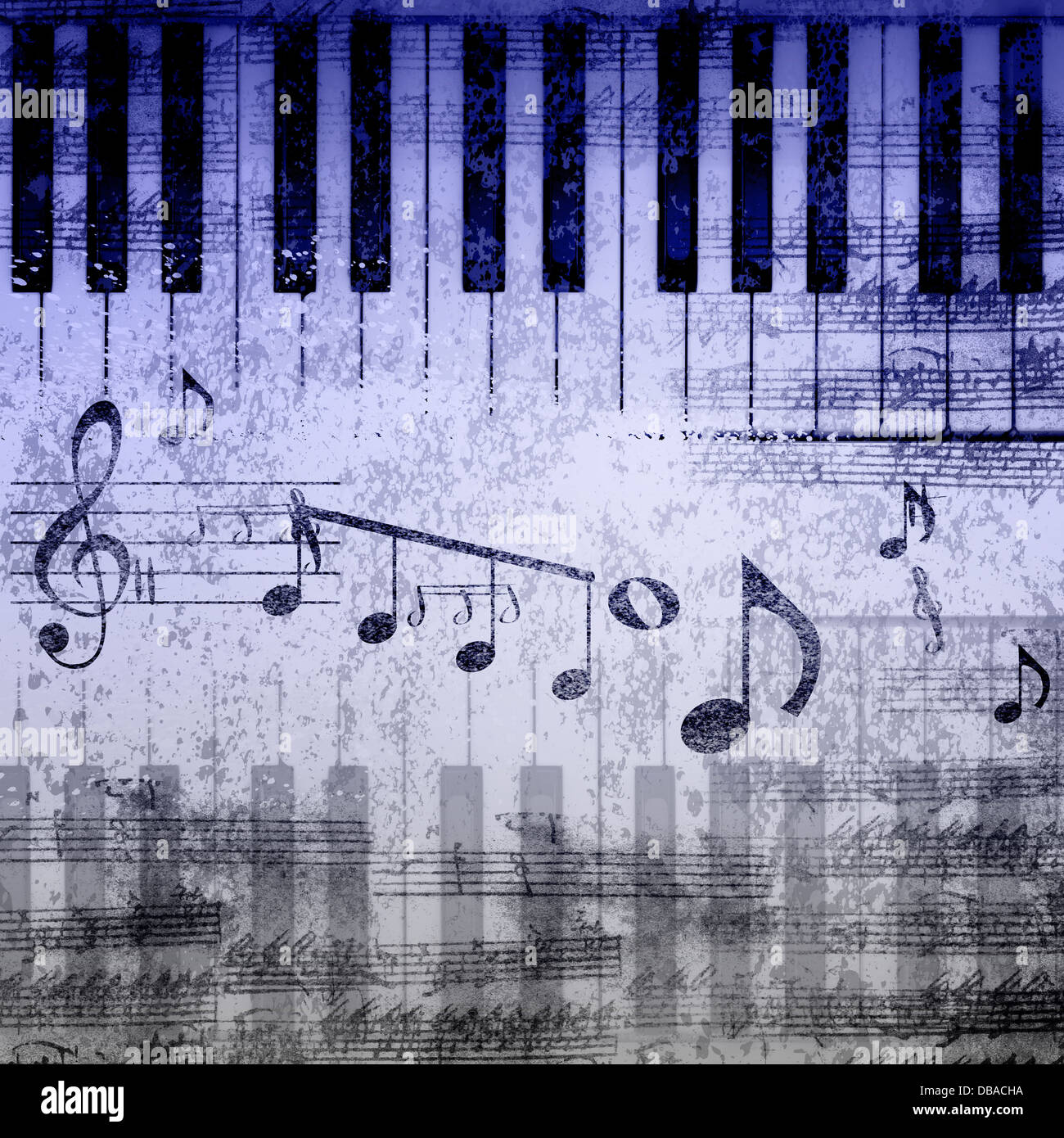 Music notes background Stock Photo - Alamy