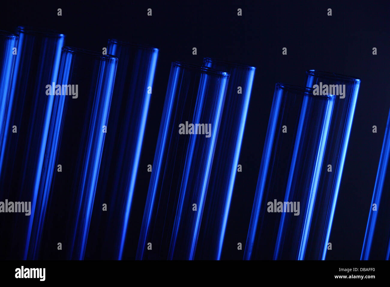 Glass chemistry tubes Stock Photo Alamy