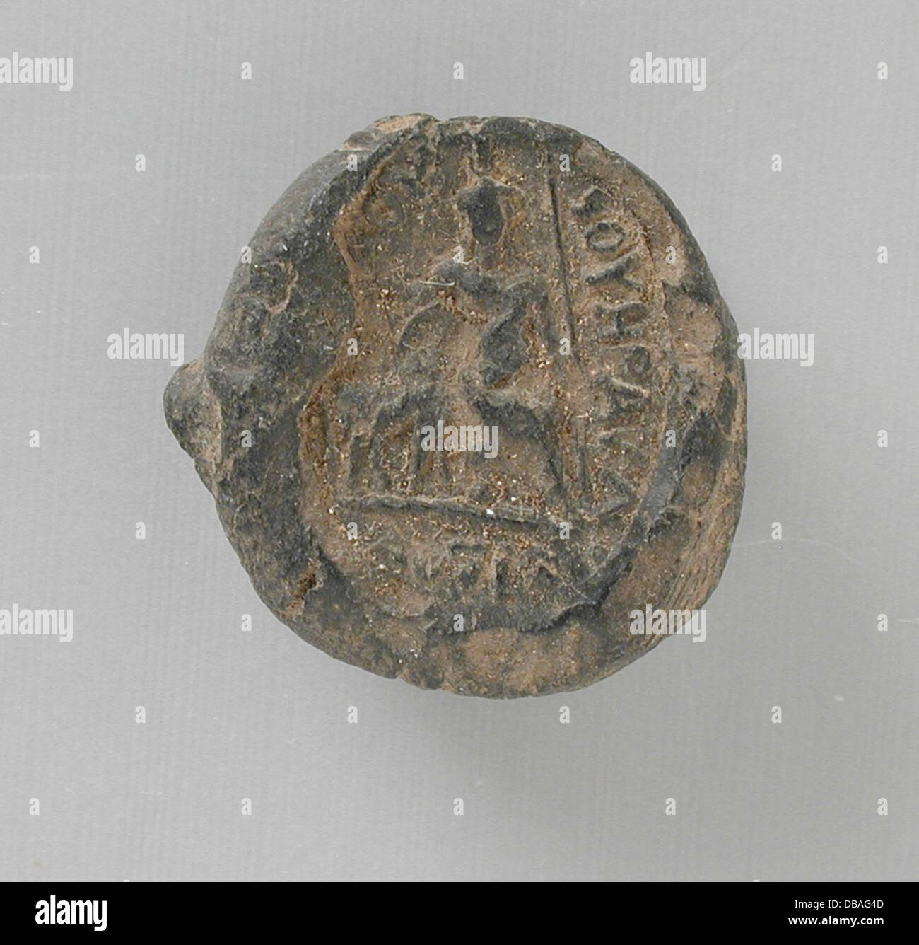 Seal Impression of an Emperor M.80.202.841 Stock Photo