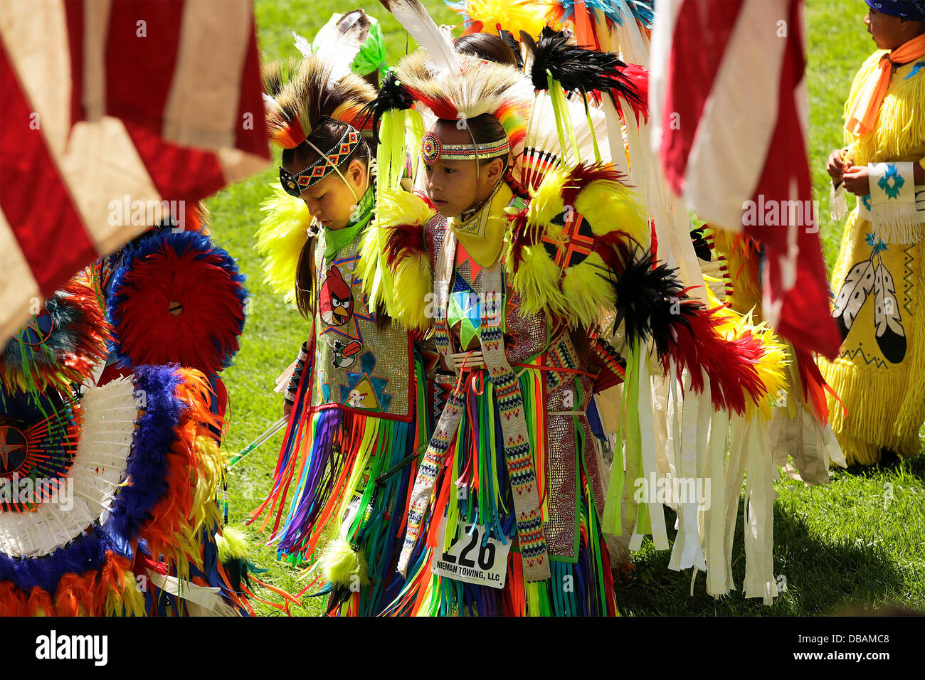 Winnebago, Nebraska, USA. 26th July, 2013. Members of 72 tribes from