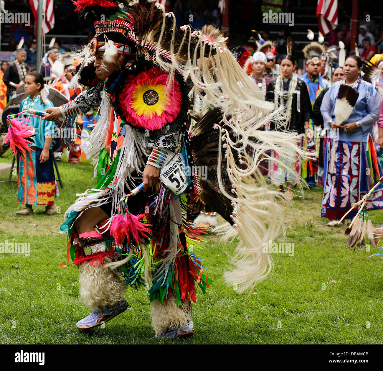 Winnebago, Nebraska, USA. 26th July, 2013. Members of 72 tribes from