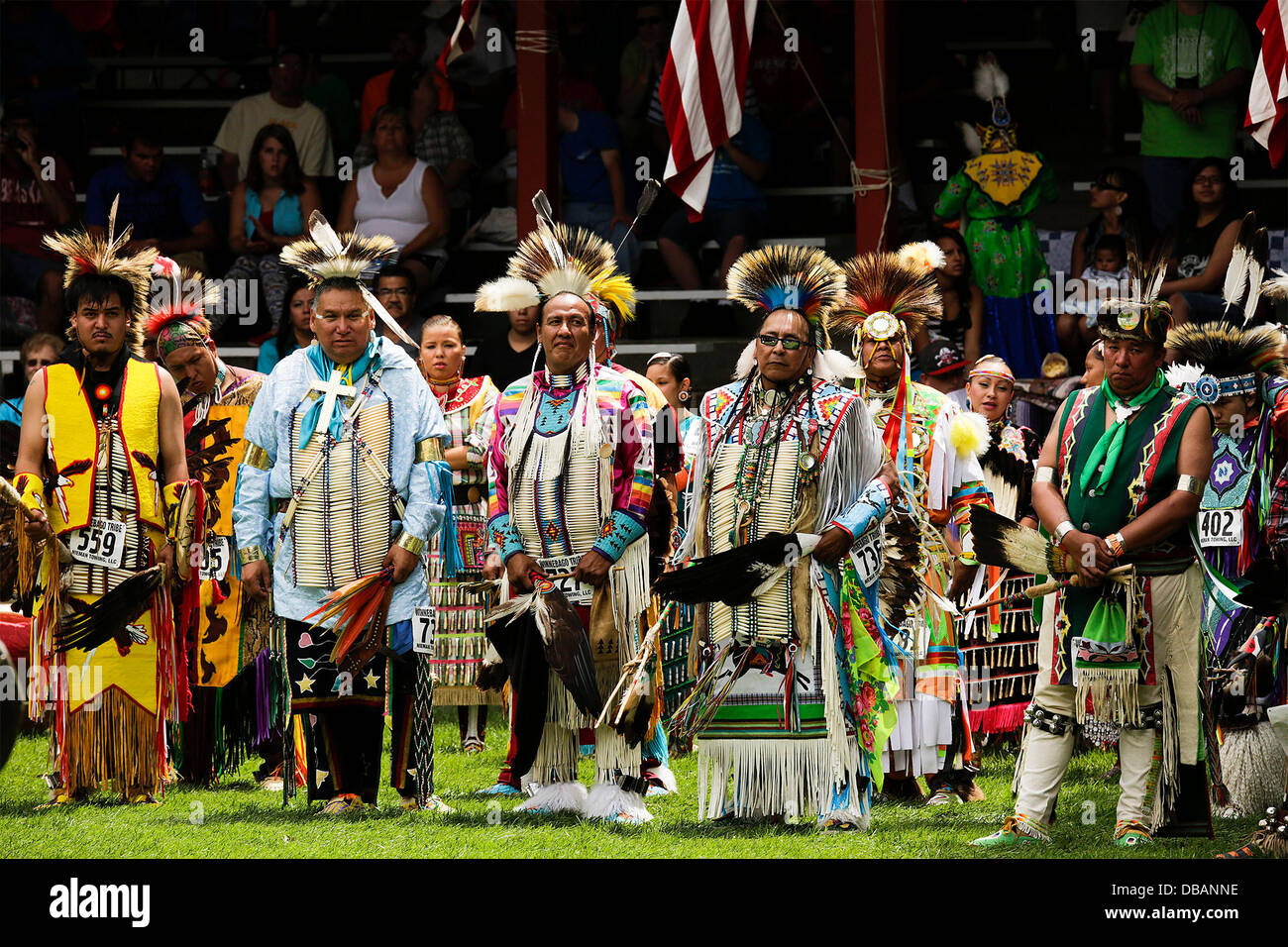 Winnebago, Nebraska, USA. 26th July, 2013. Members of 72 tribes from