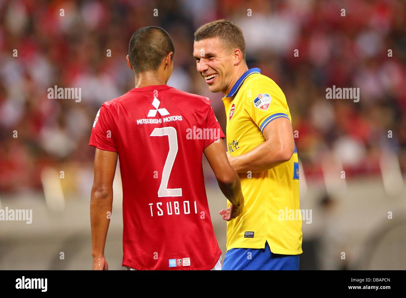 Saitama Japan 26th July 13 Lukas Podolski Arsenal July 26 Stock Photo Alamy