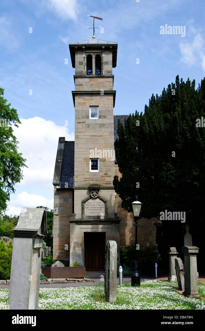 St Cuthbert's Parish Church in Colinton Village, Edinburgh, Scotland