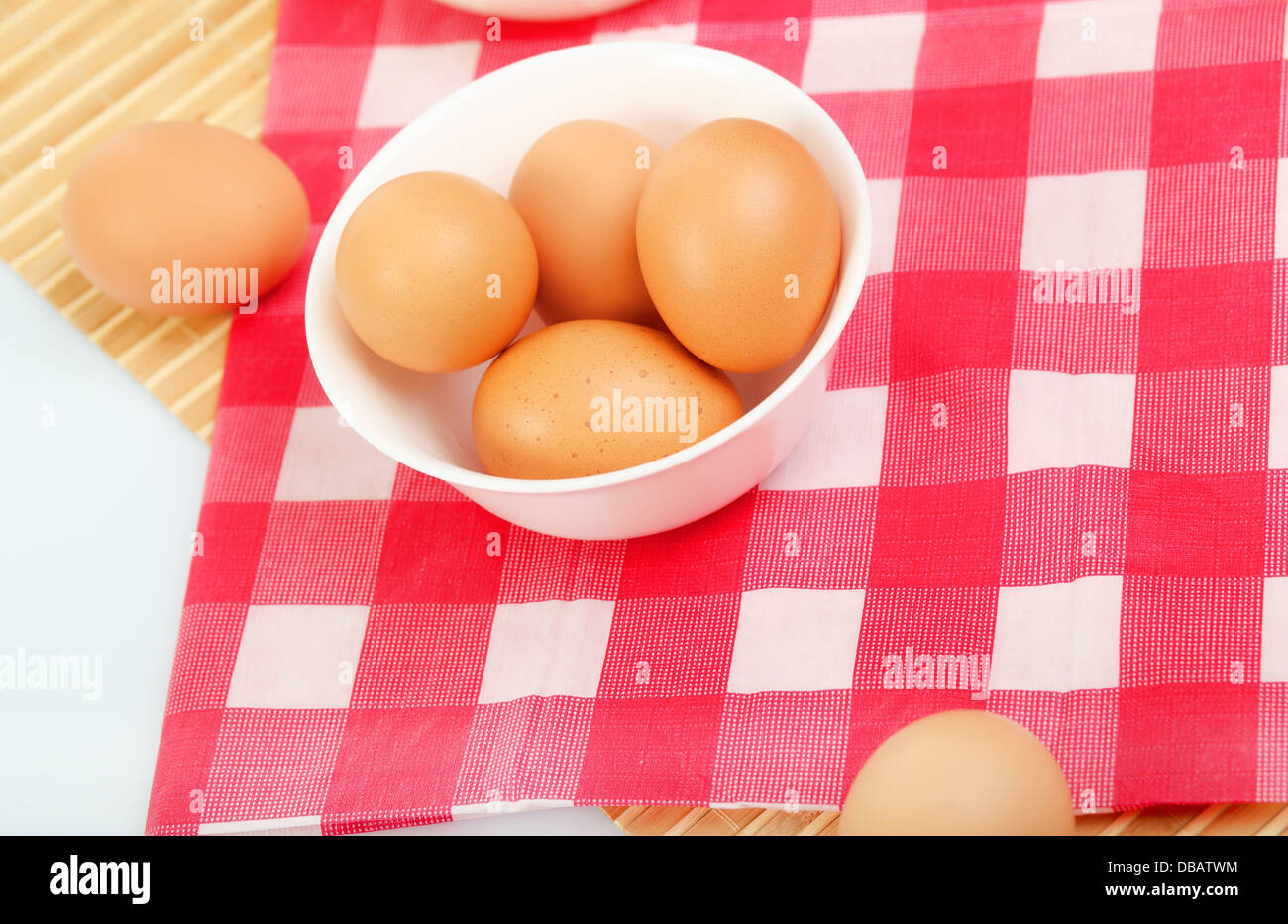 Brown chicken eggs Stock Photo Alamy