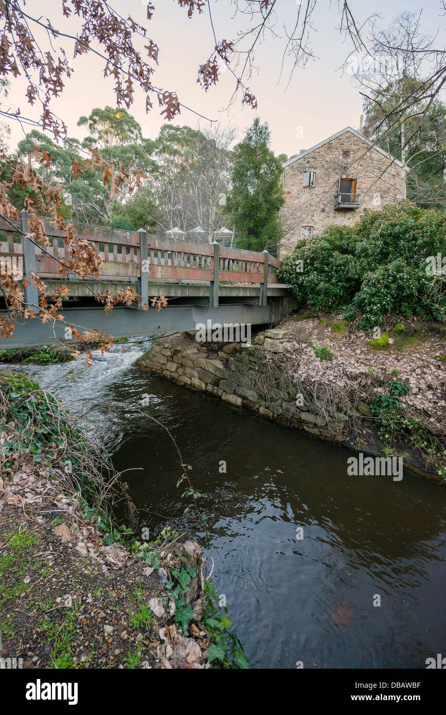 The historic Bridgewater Mill South Australia Stock Photo