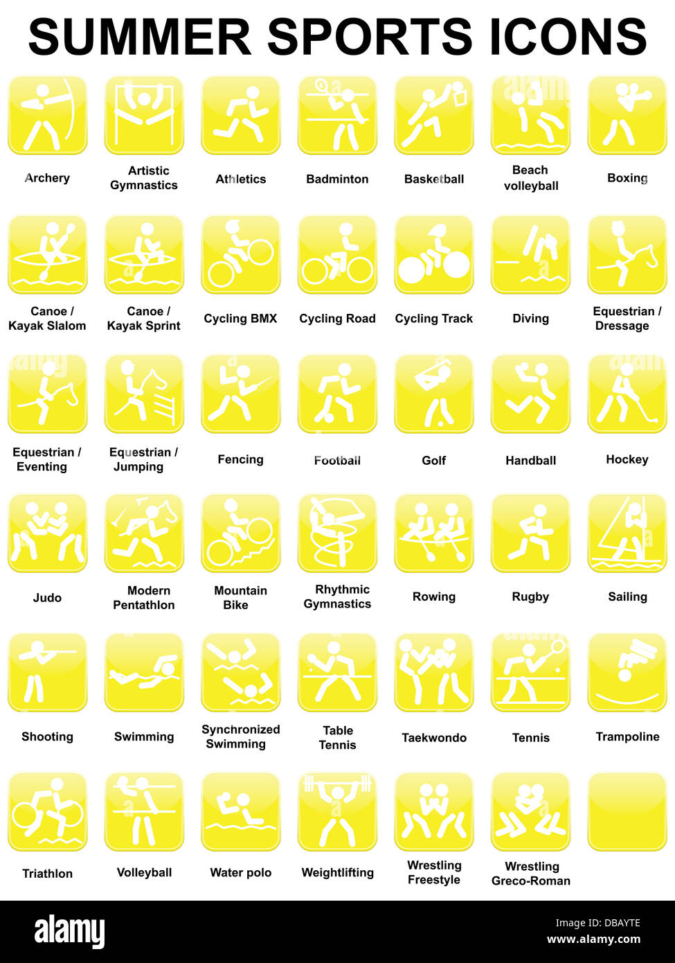 Artistic gymnastics icons hires stock photography and images Alamy