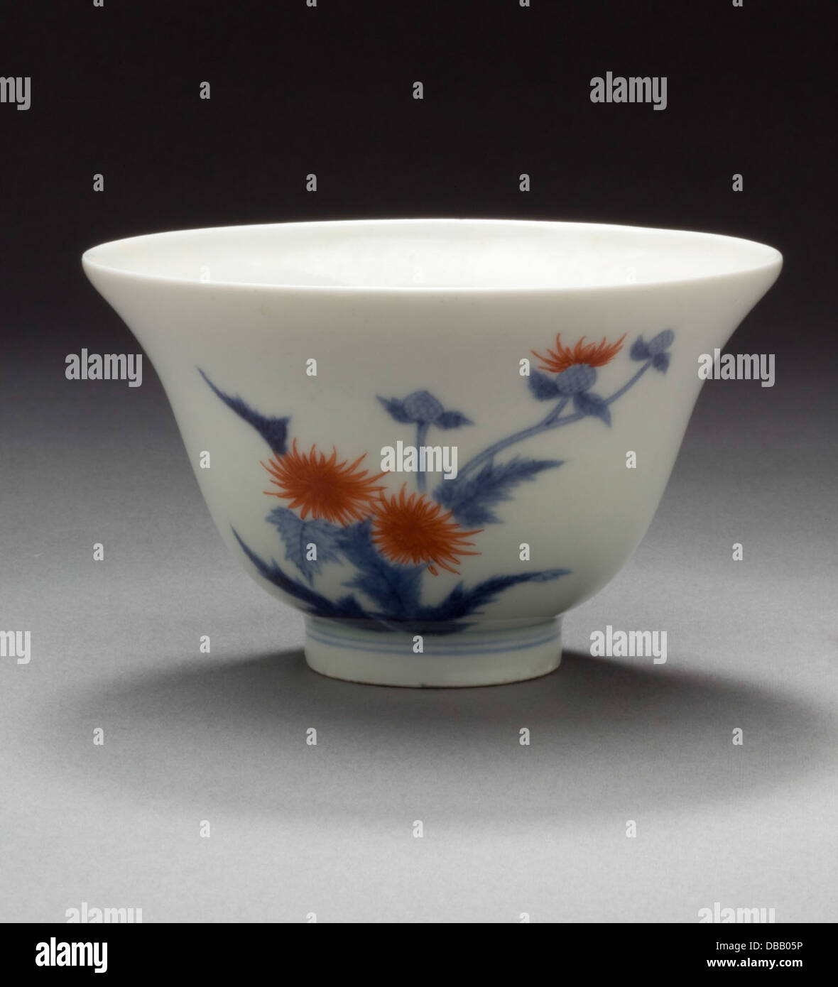 Small Bowl with Thistle Design M.2004.216.2 Stock Photo