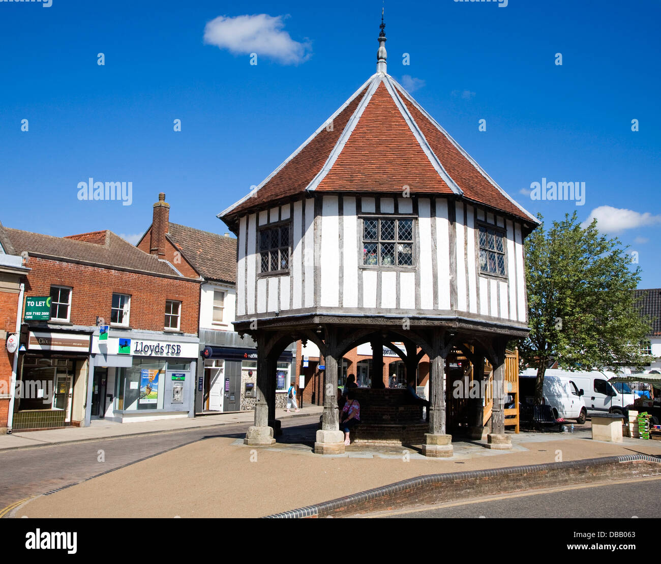 Historic Market Cross Wymondham, Norfolk, England Stock Photo Alamy