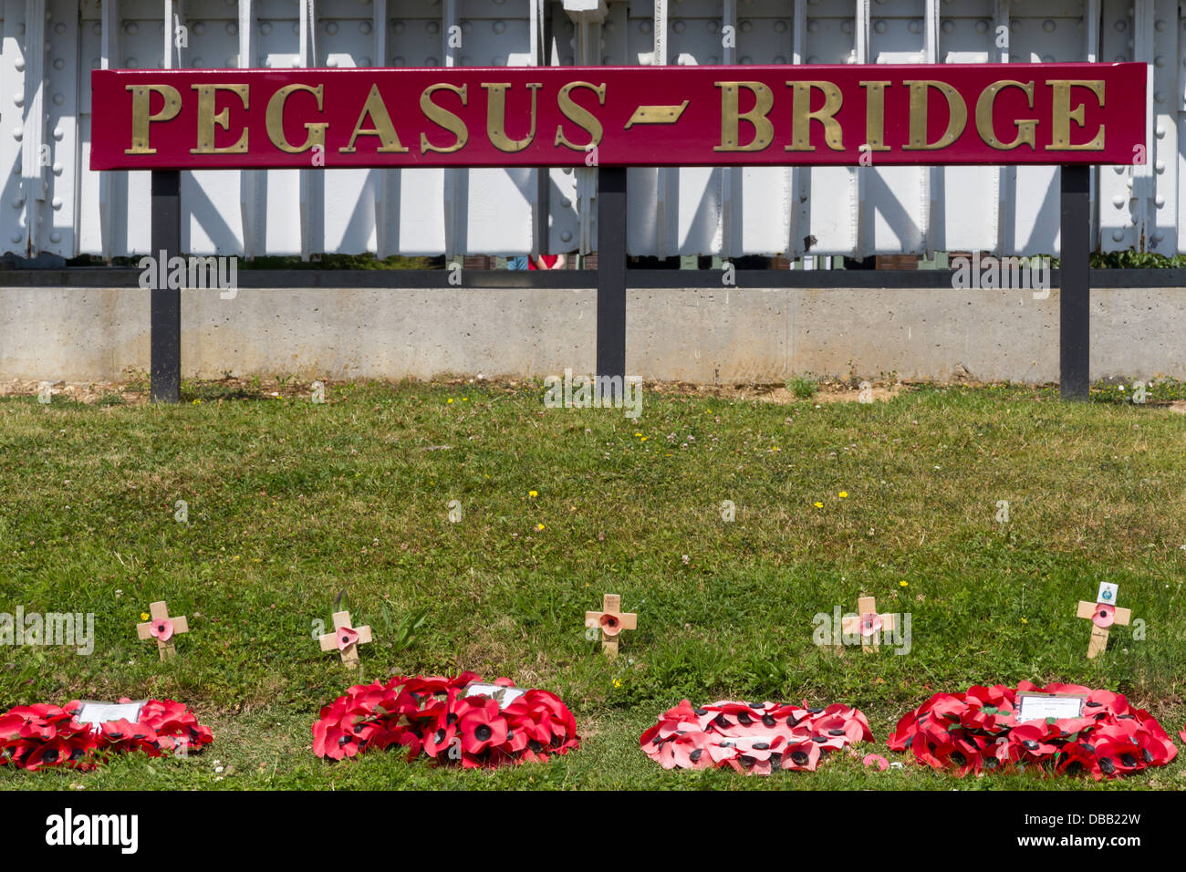 France Normandy, Ranville, Pegasus bridge museum Stock Photo