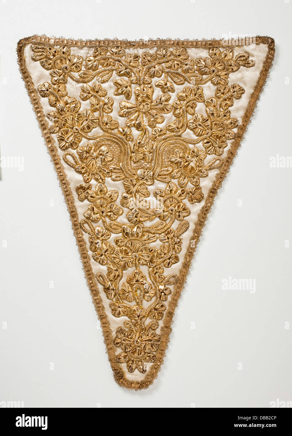 This stomacher is a decorative garment piece from the 18th century ...