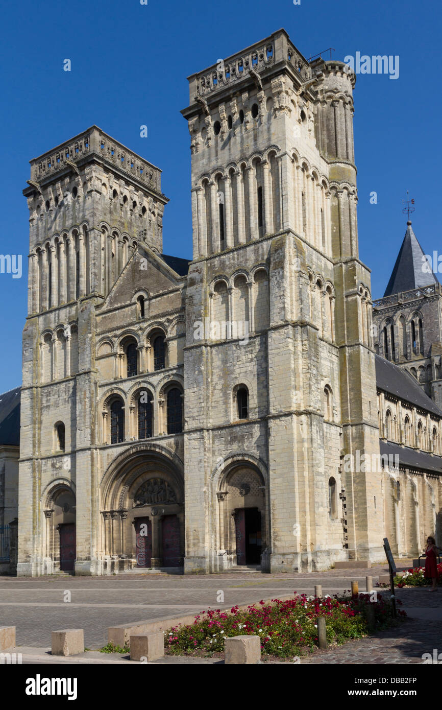 France Normandy, Caen, Abbaye-aux-Dames Stock Photo