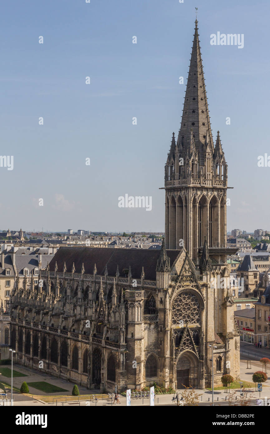 France Normandy, Caen, St.Pierre church Stock Photo