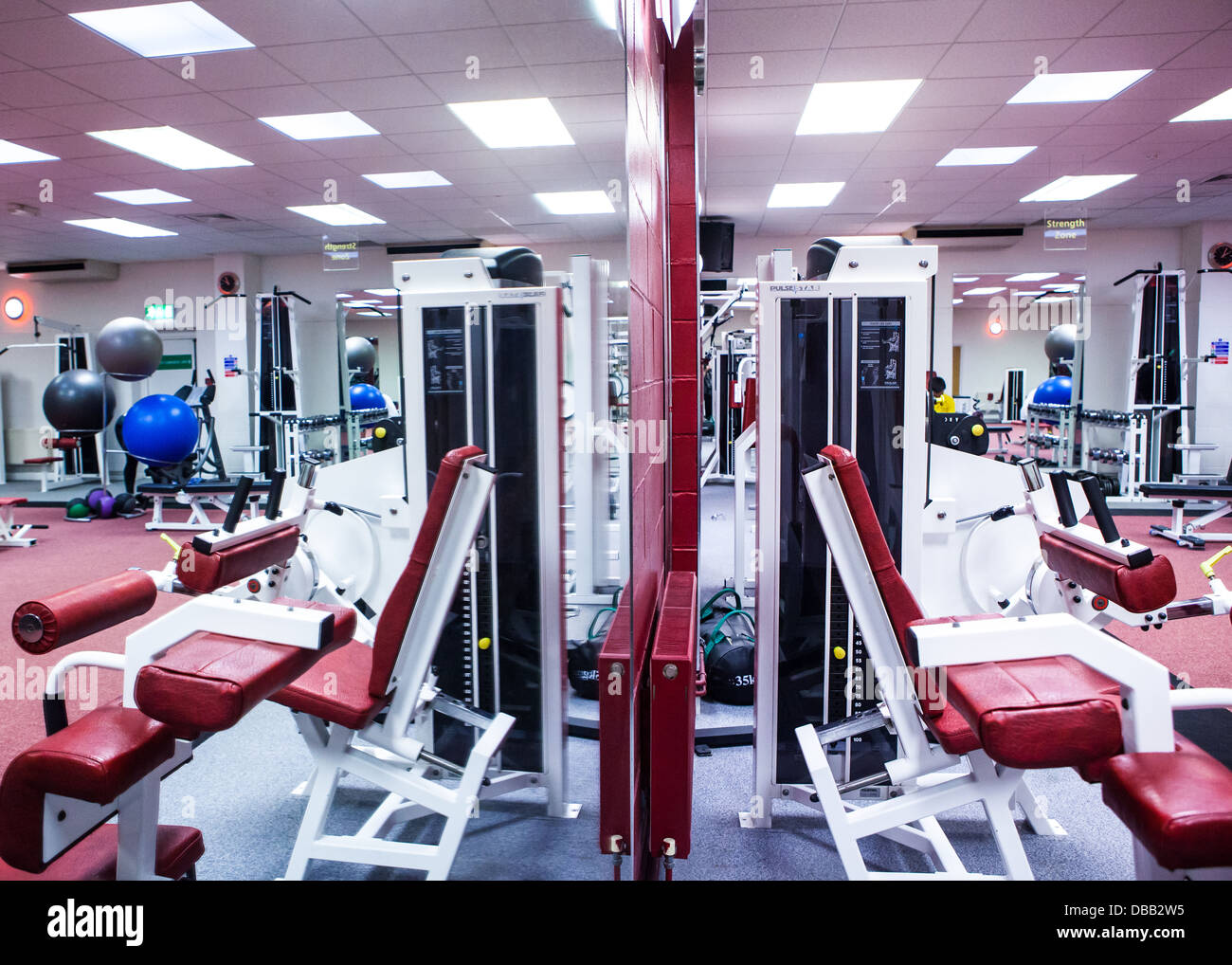 gym equipment Stock Photo