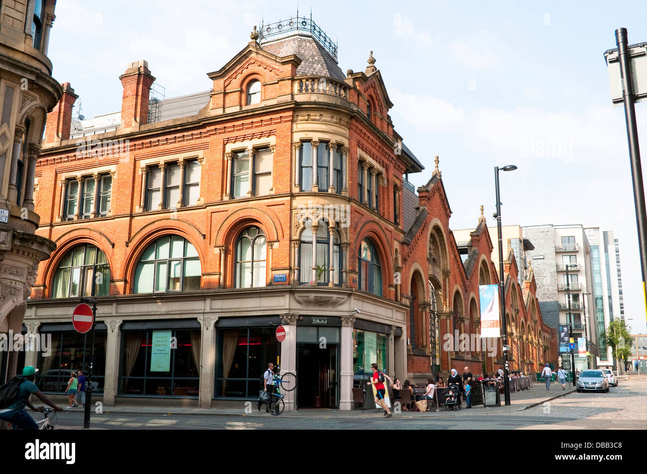 Thomas Street, Northern Quarter, Manchester, UK Stock Photo