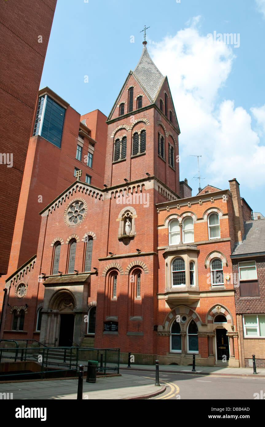 The Hidden Gem, St Mary's Roman Catholic Church, Manchester, UK Stock