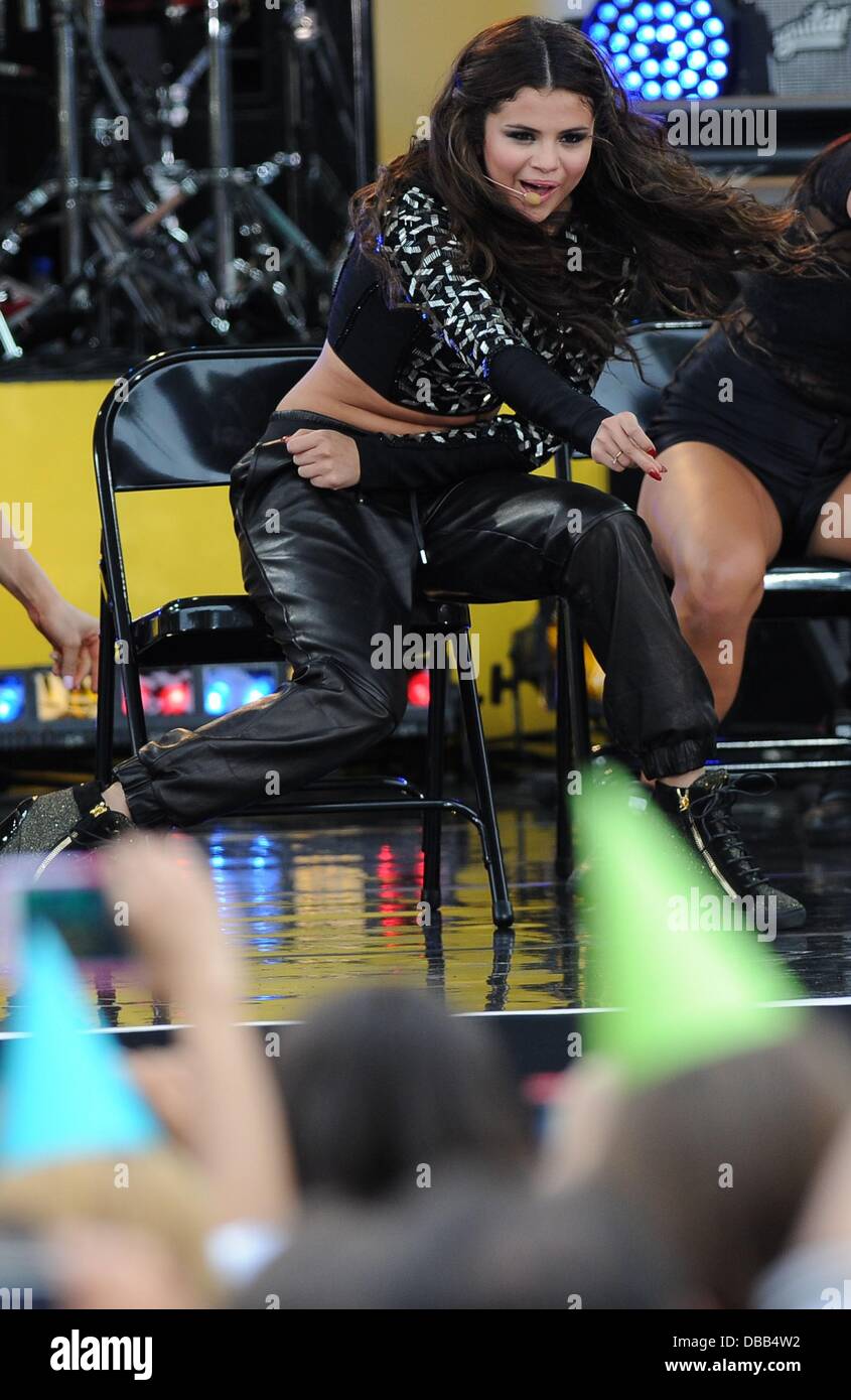 New York, NY. 26th July, 2013. Selena Gomez on stage for Good Morning