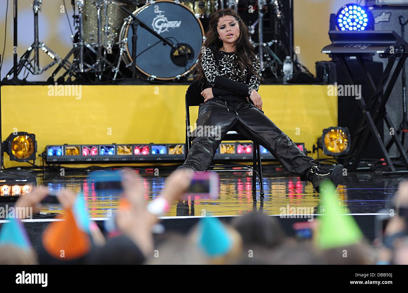 New York, NY. 26th July, 2013. Selena Gomez on stage for Good Morning