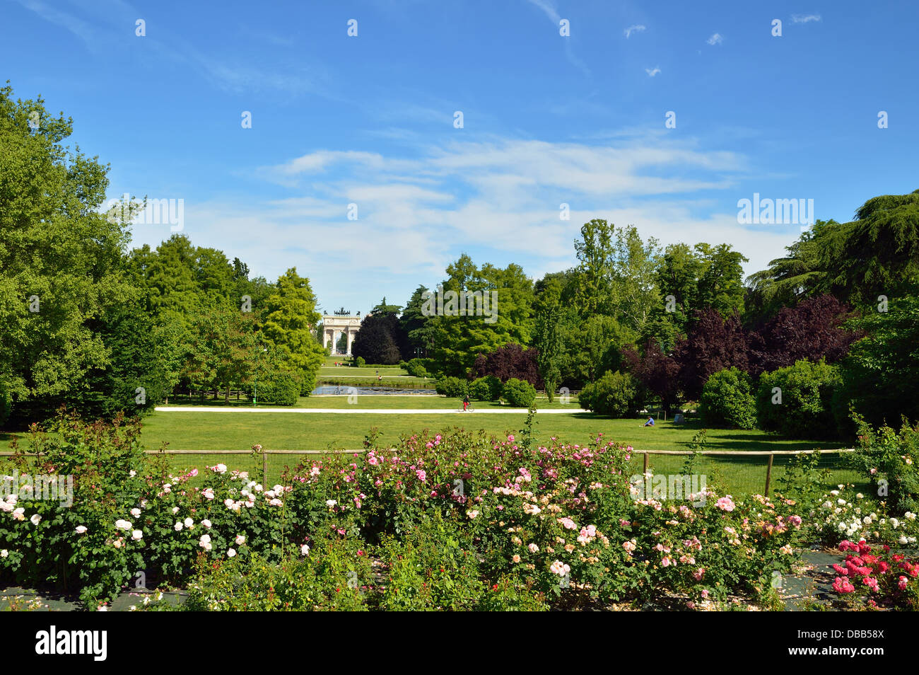 Milan famous park hi-res stock photography and images - Alamy