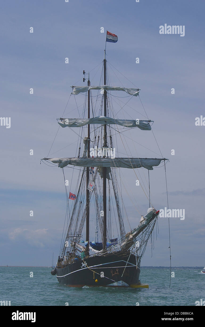 Classic sail ship Stock Photo