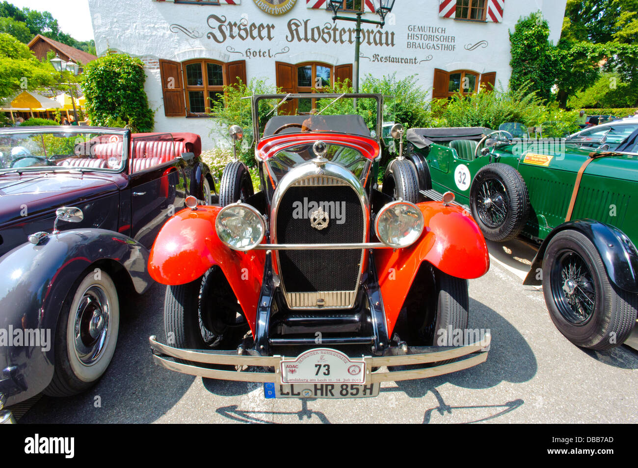 Oldtimer Rallye For At Least 80 Years Old Antique Cars With Hotchkiss 