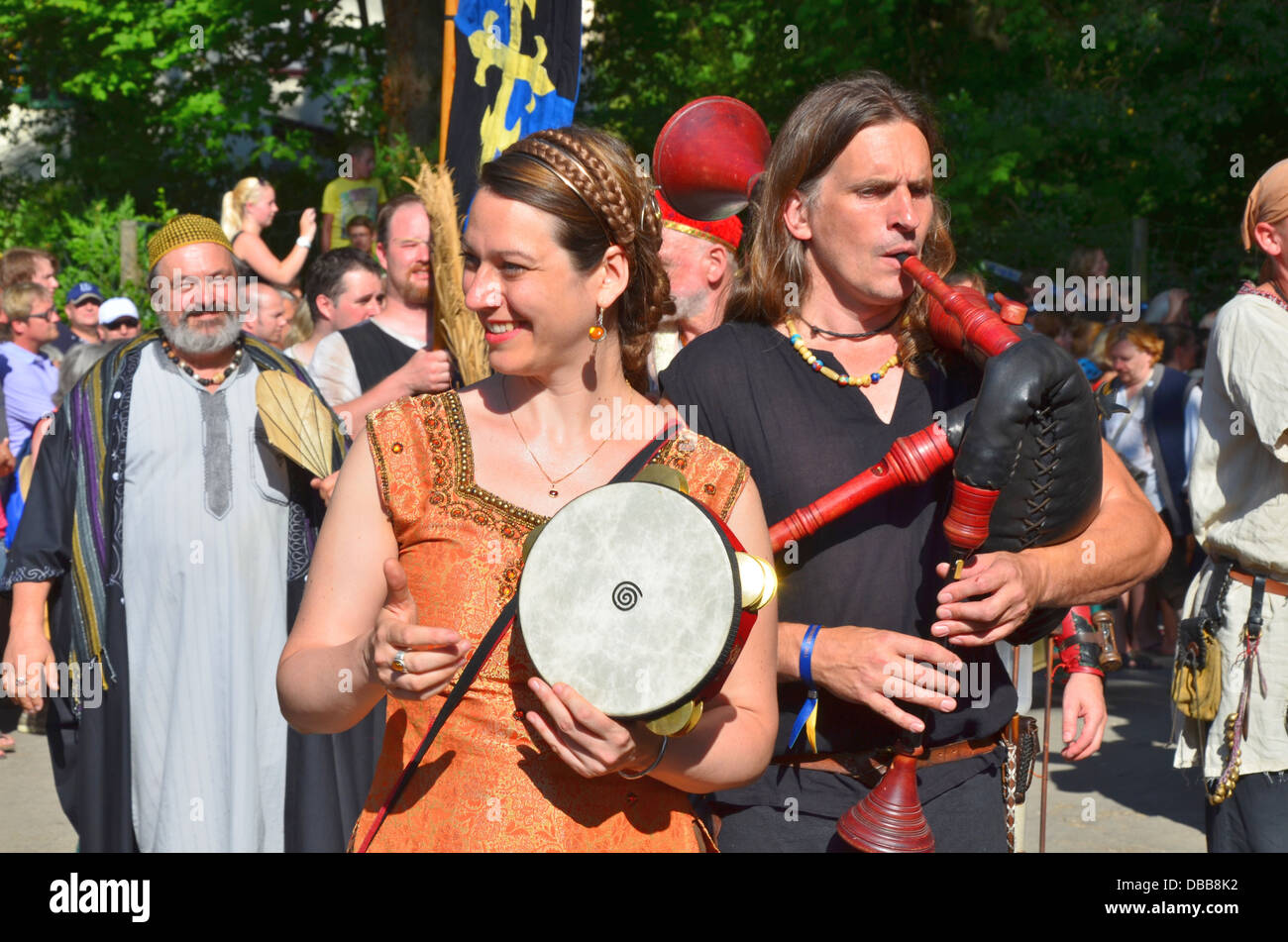 The worlds largest medieval festival medieval drum and bagpipe hires