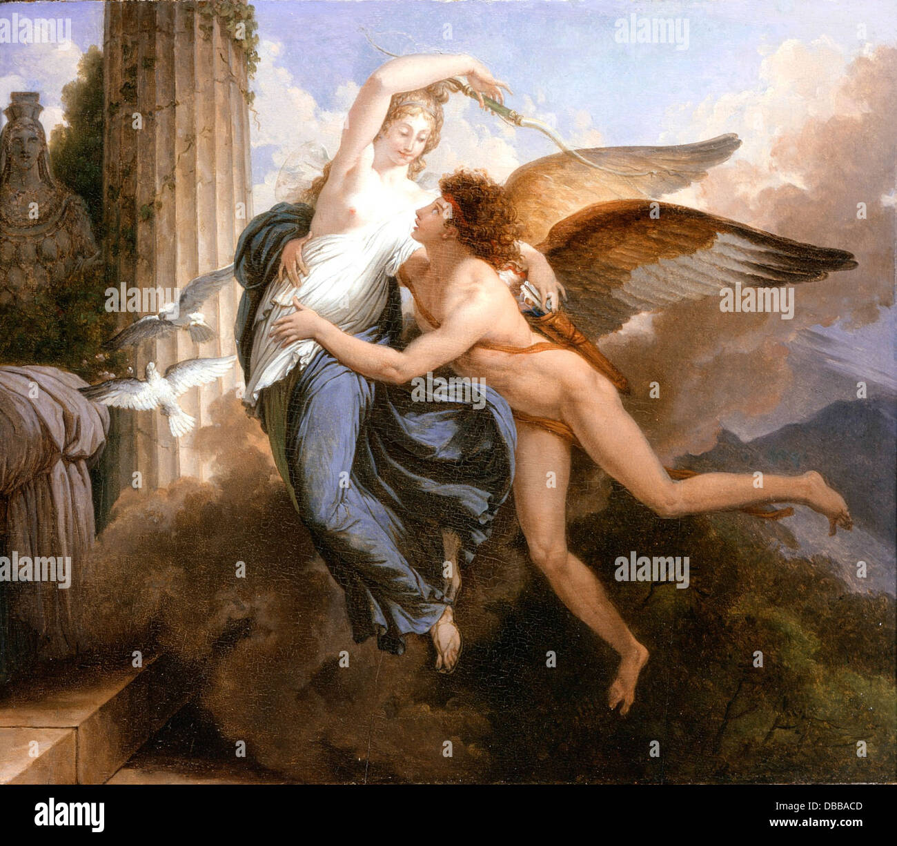 The Reunion of Cupid and Psyche M.2000.179.30 Stock Photo