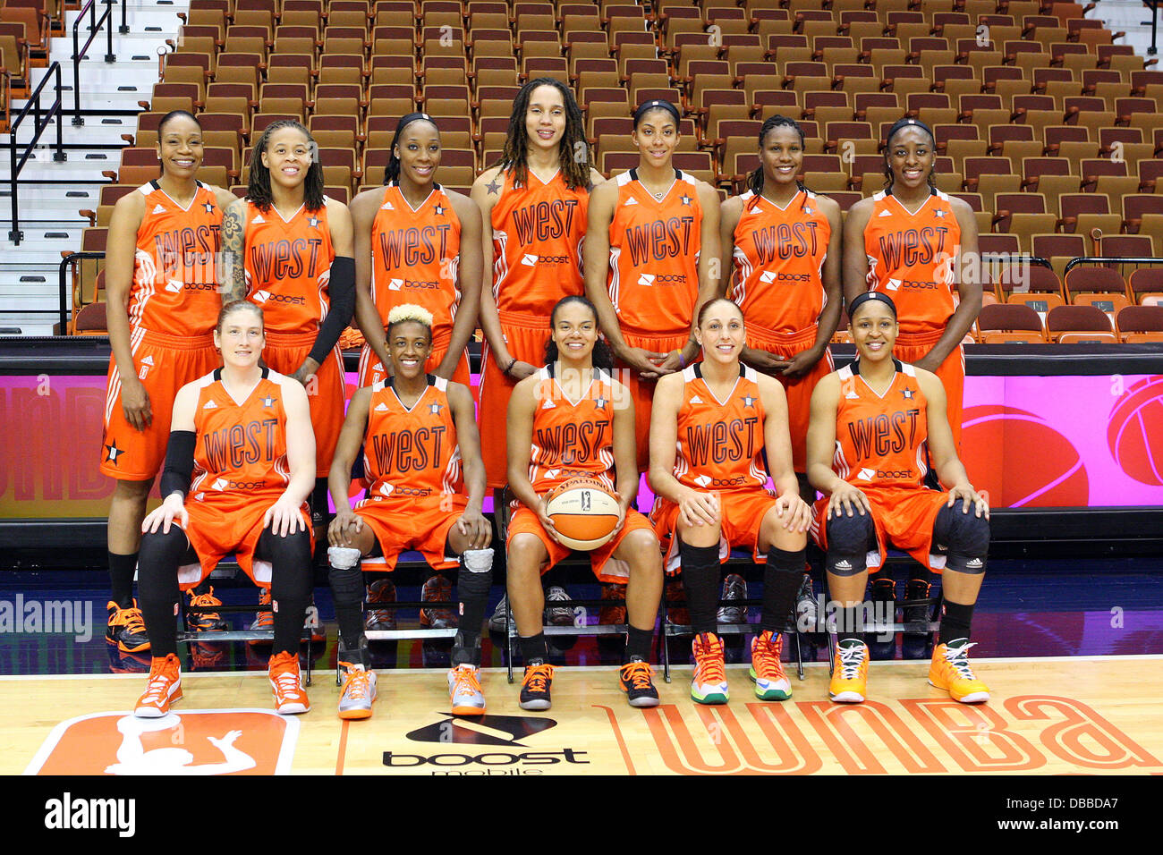 WNBA West All Stars サイン入り写真 WNBA West All Stars サイン入り写真