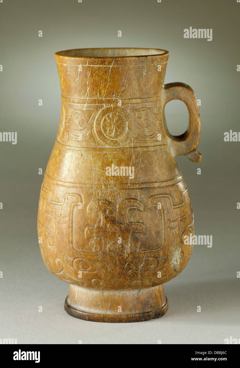 This vessel, shaped like a hu, is a fine example of ancient Chinese ...