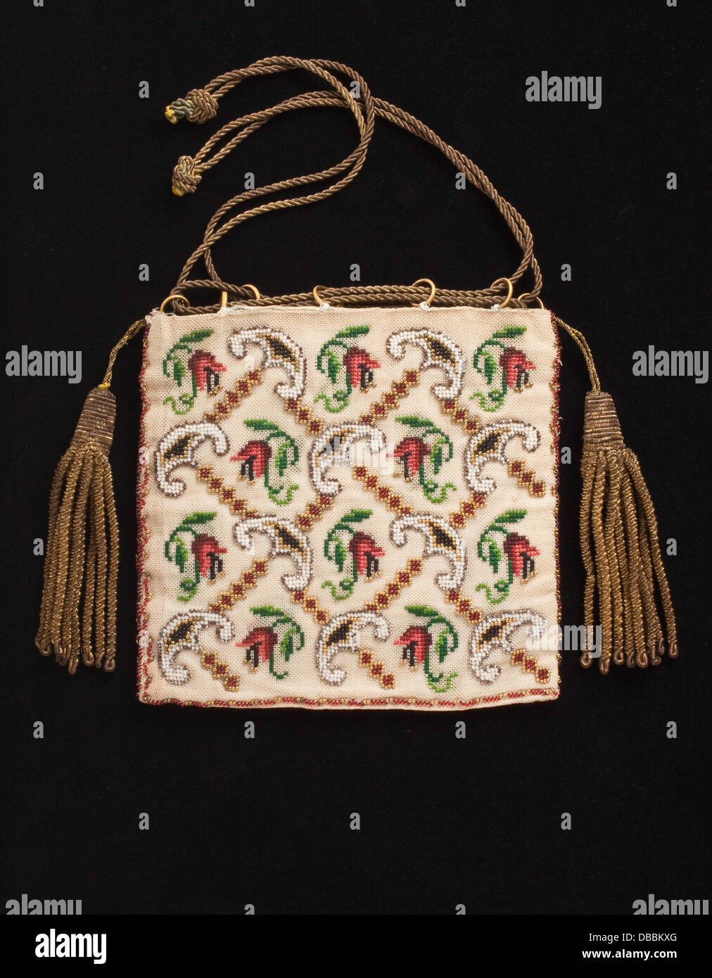 Woman's Bag (Reticule) M.2007.211.270 (3 of 3) Stock Photo