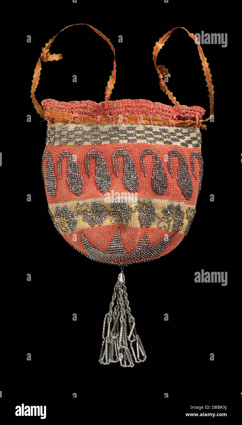 A woman's reticule bag from the Los Angeles County Museum of Art, an ...