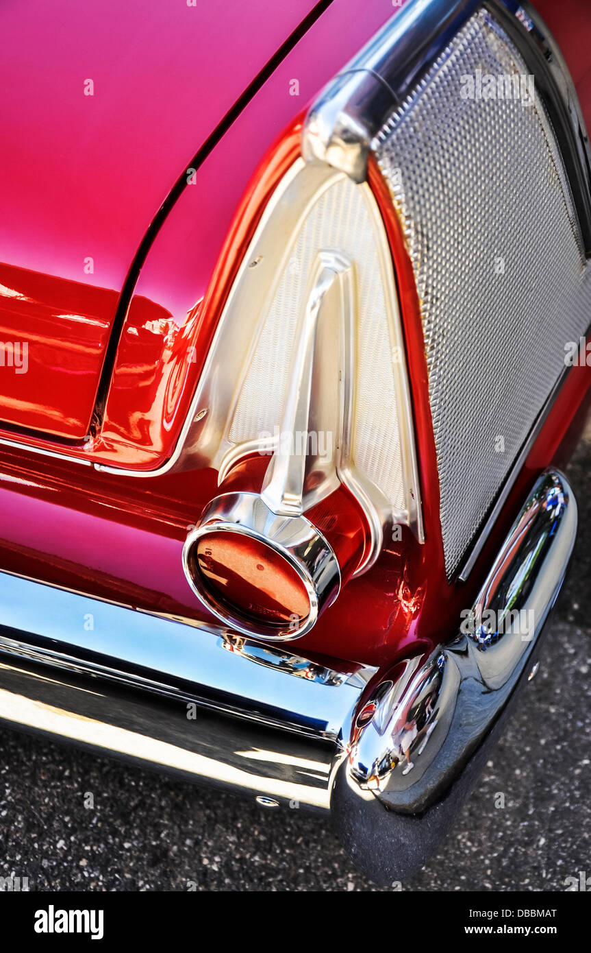 SACO MAINE - JULY 27: old american car in a annual exhibition on July