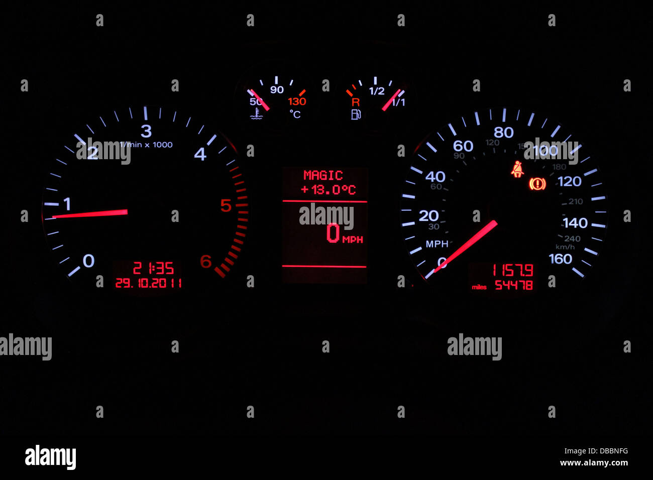 Car dashboard instruments hi-res stock photography and images - Alamy