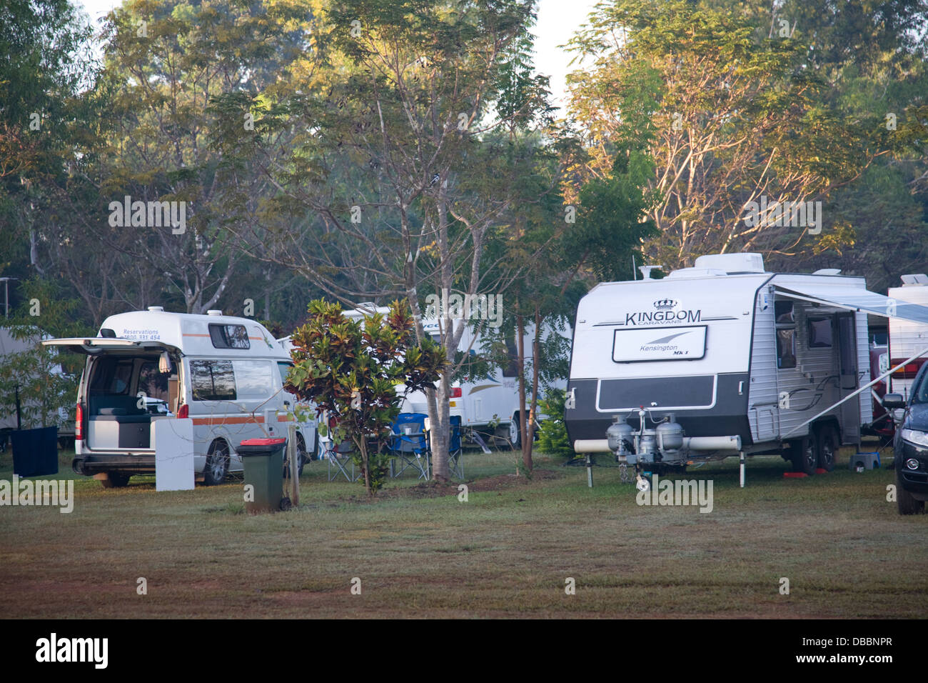 Caravan and camping site in litchfield national park, northern