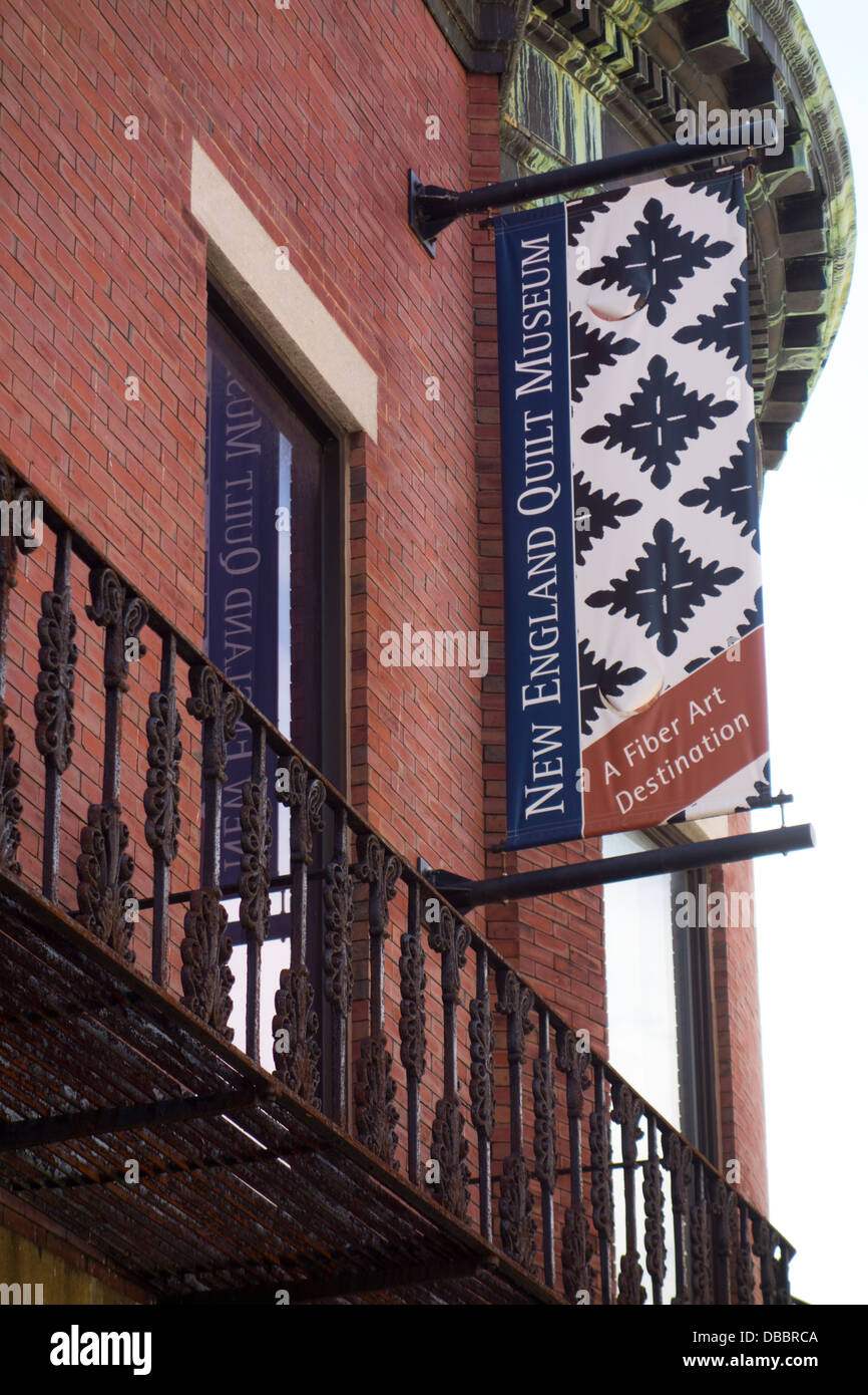 New England Quilt Museum in Lowell MA Stock Photo Alamy
